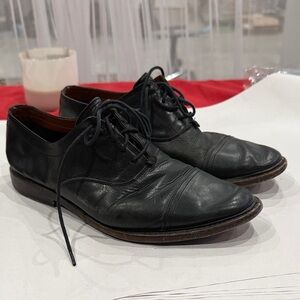 Frye Black Leather Men's Oxfords